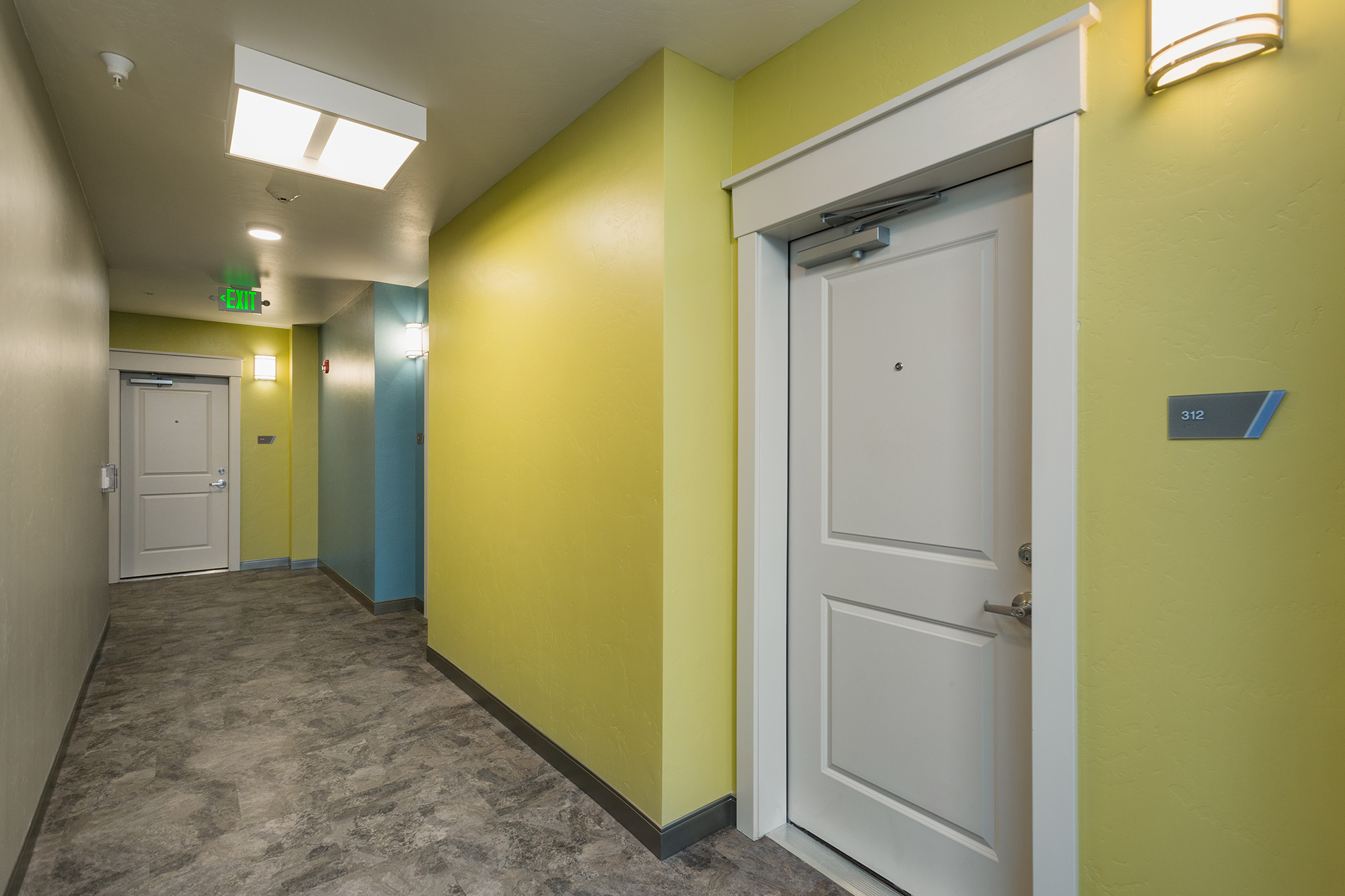 interior corridor to unit entry lumien durango