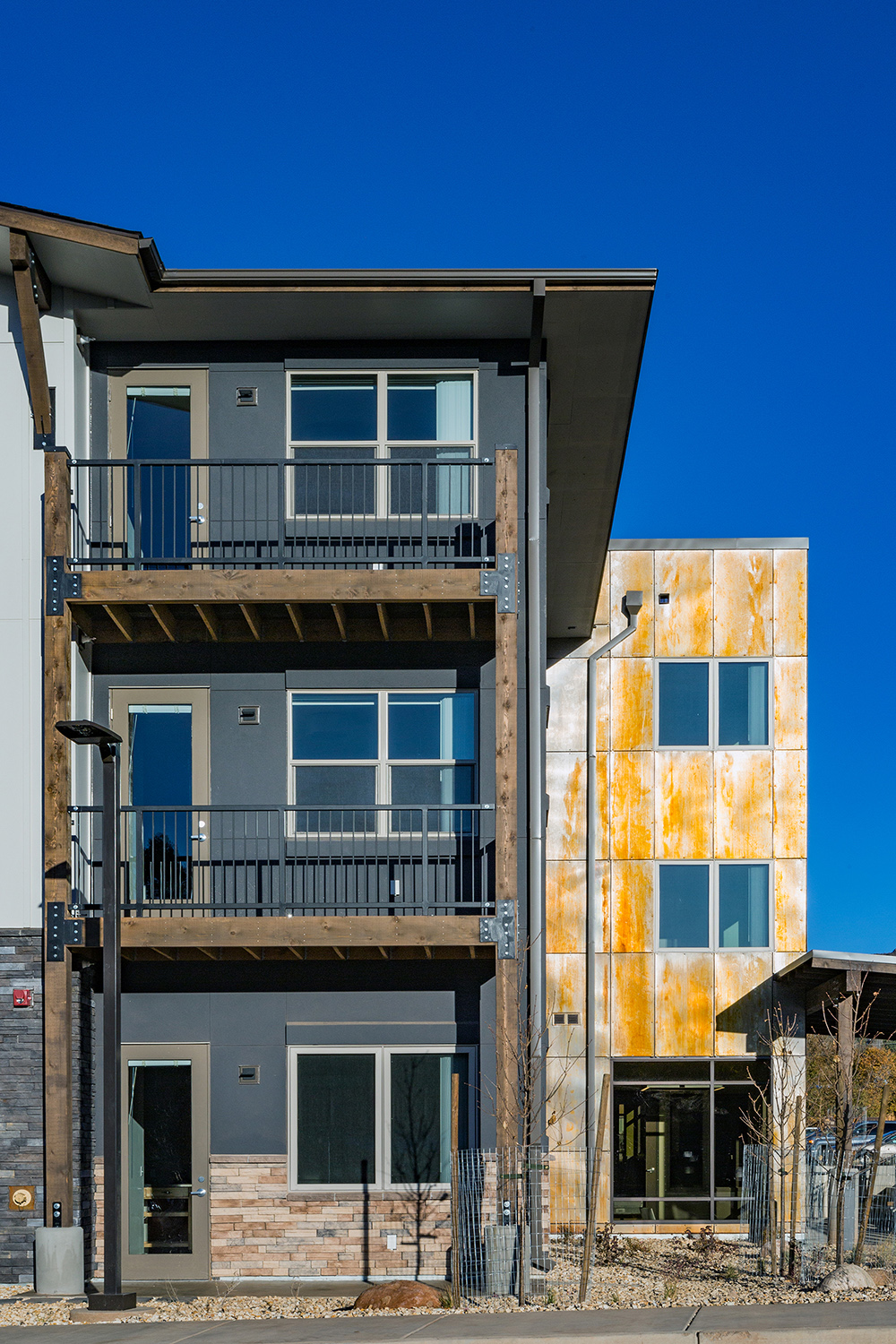 facade 3 storey apartments at lumien durango