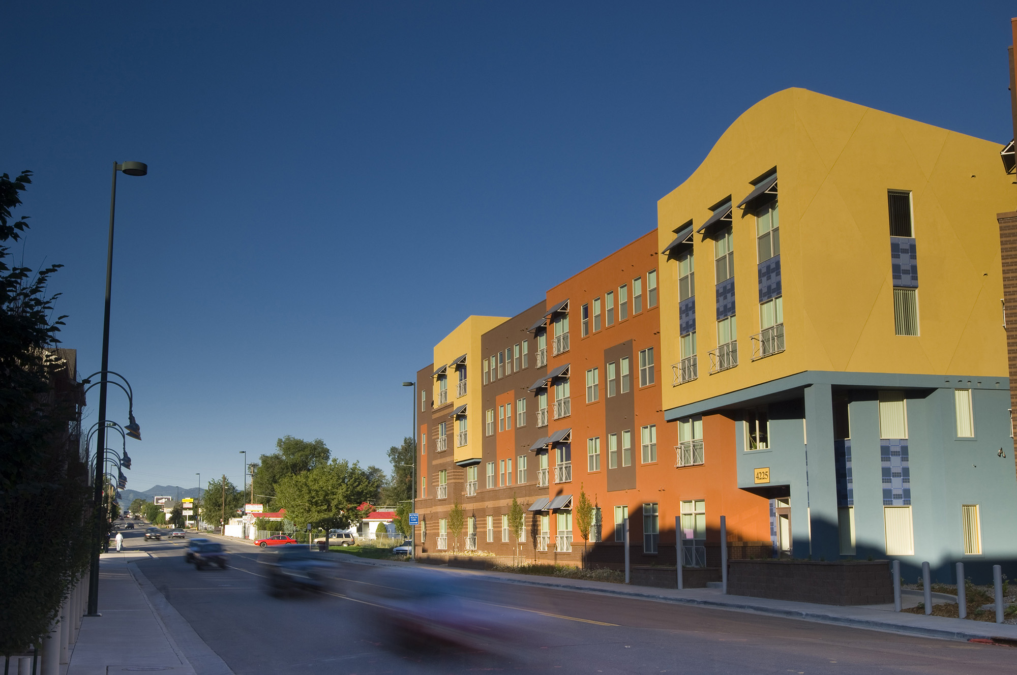 exterior facade view of paloma villas 3