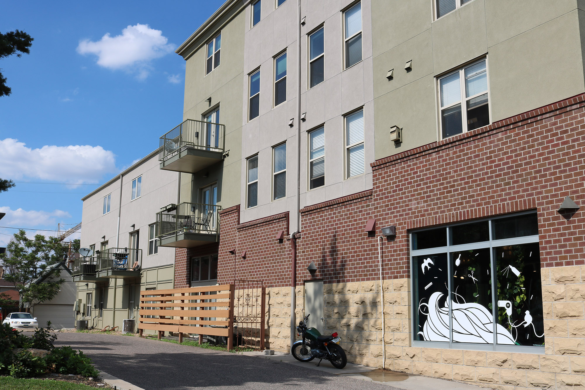 Exterior view of briargate apartments