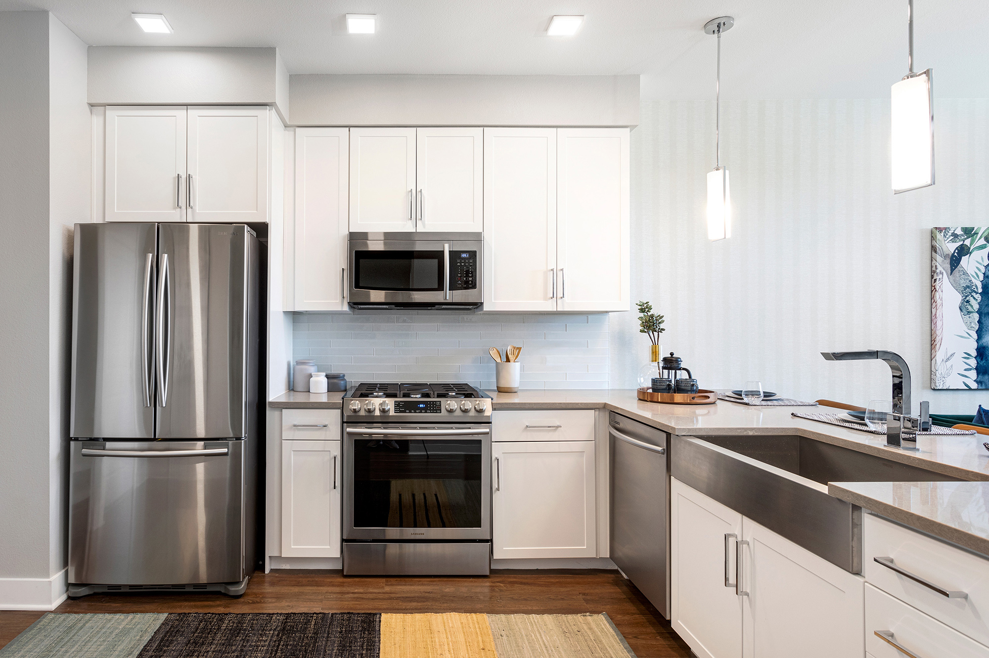 broadstone camp kitchen with sink