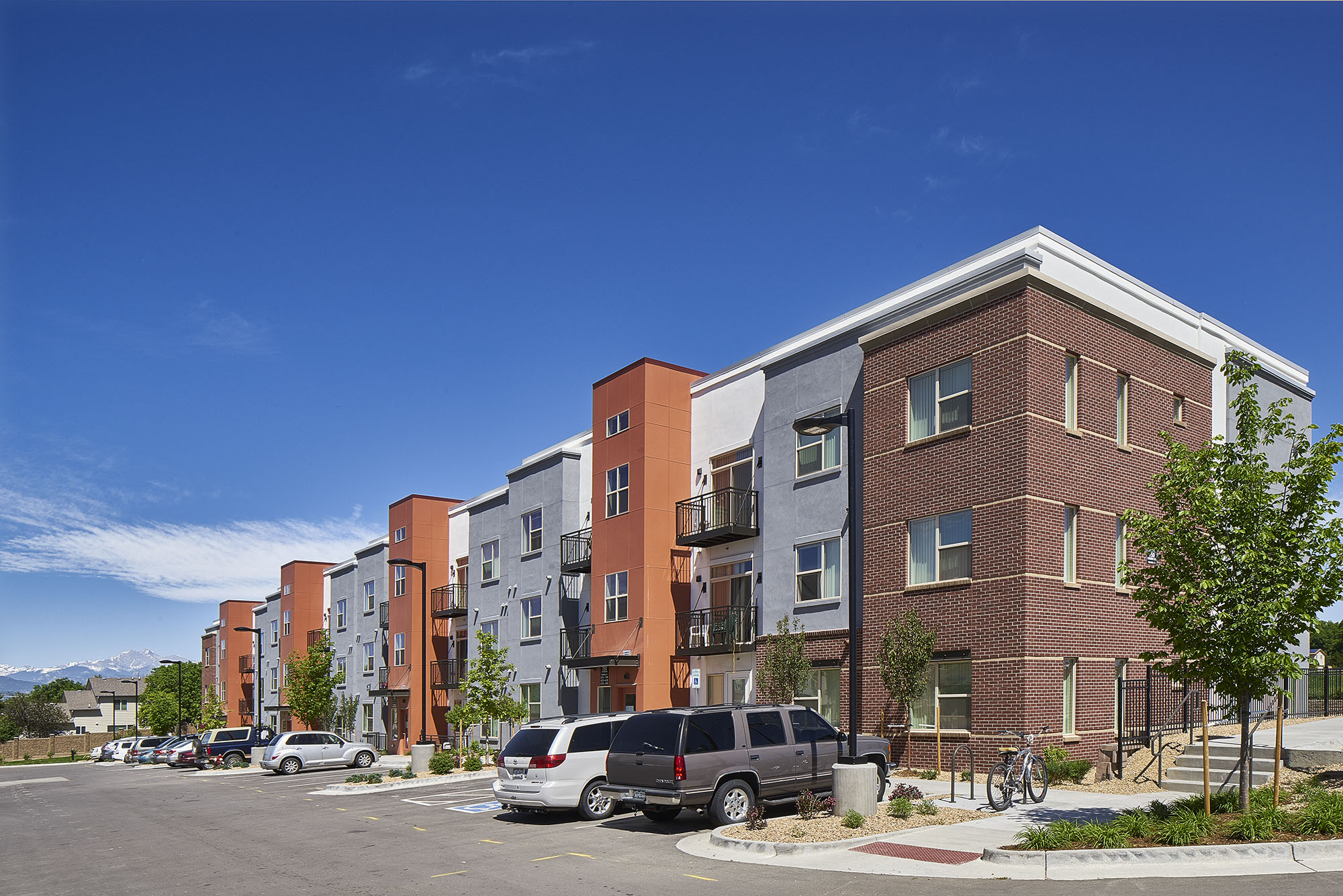 exterior corner view of crissman apartments