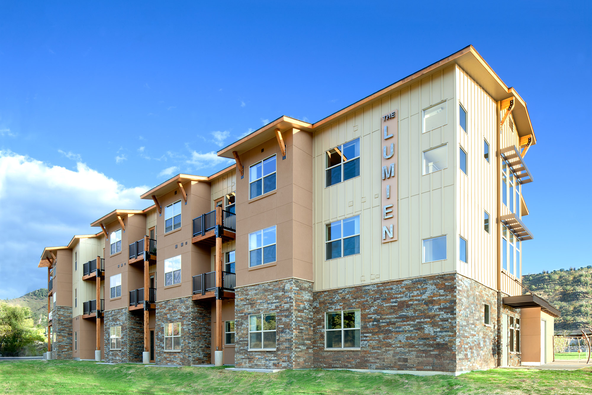 exterior facade view with signage - lumien durango