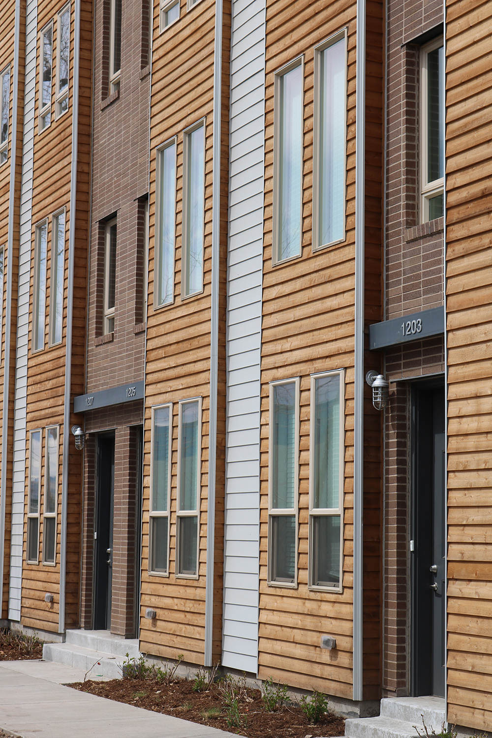 exterior entry ways into maripisa townhomes