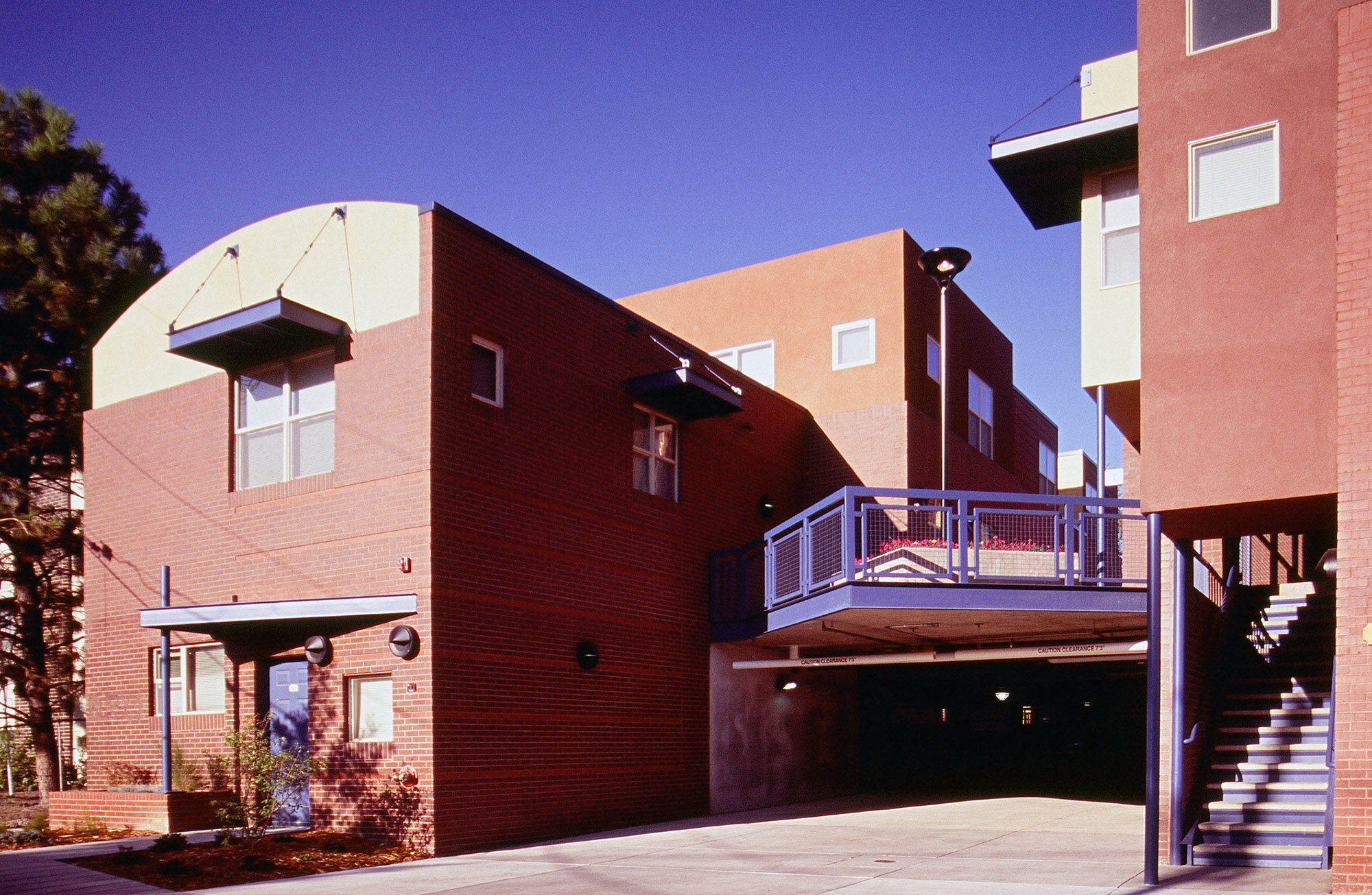 front facade of moline townhomes
