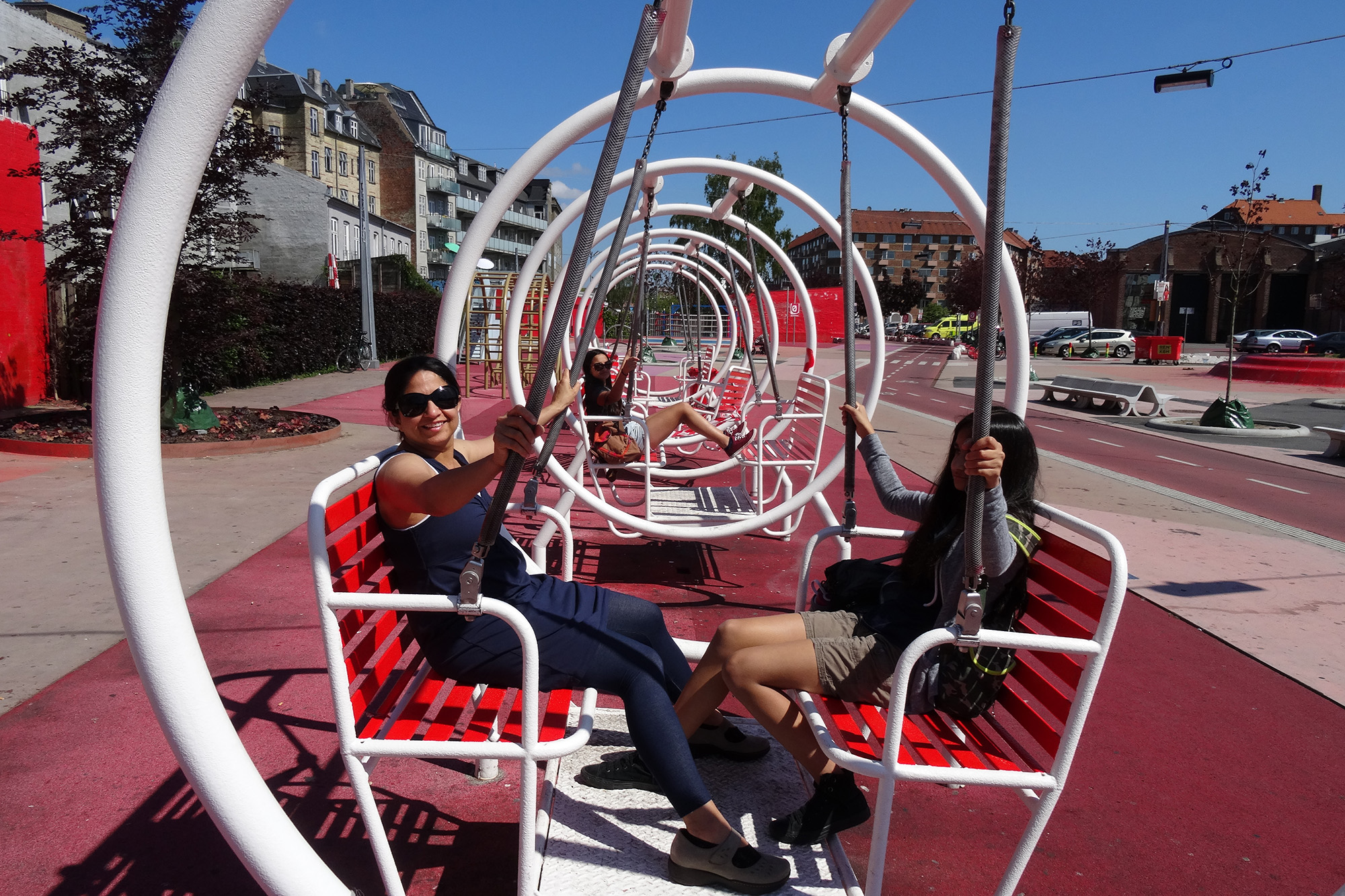 photo of jeru on a swing